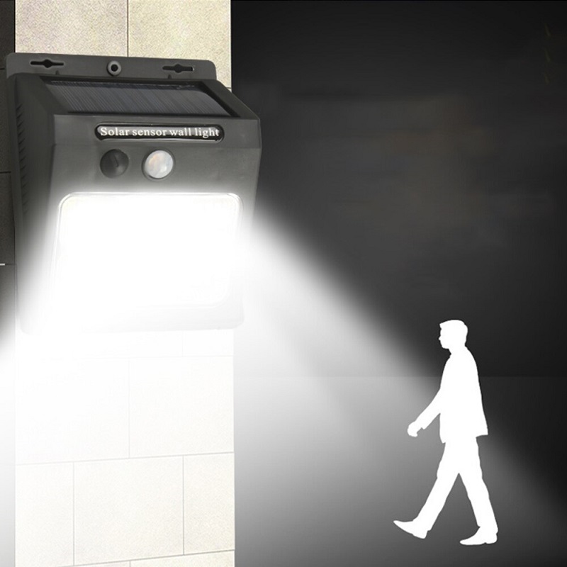 SOLAR SS6 Solární nástěnné světlo s PIR čidlem