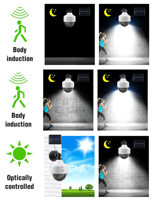 Solar S38M solární světlo kamera 38 LED
