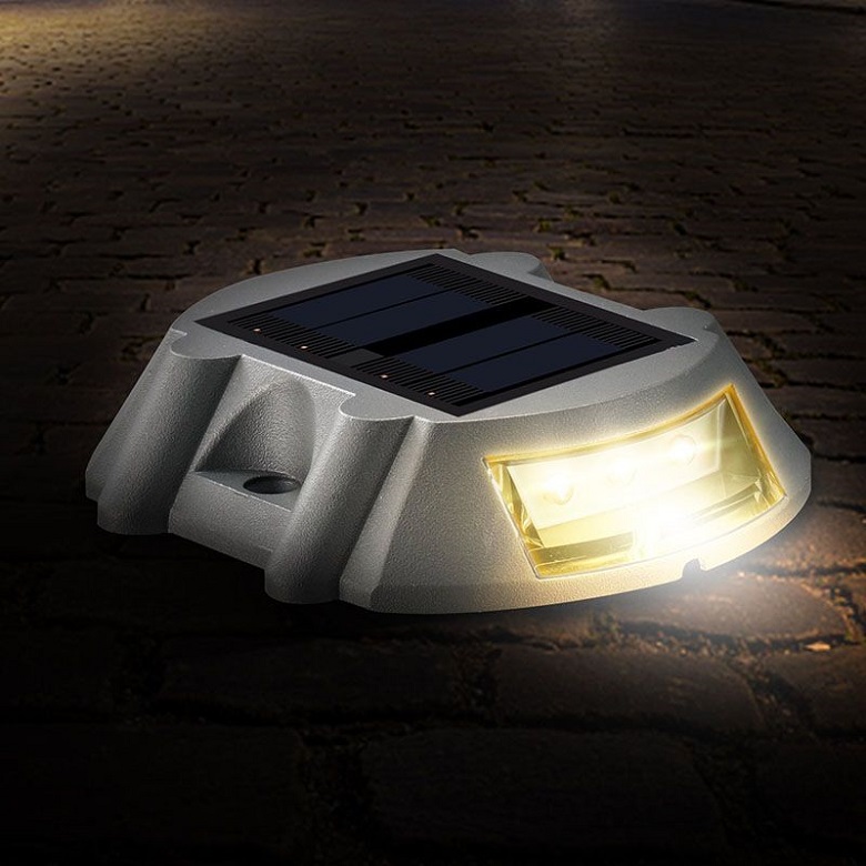 Solar 601/2 Solární nerezové světlo bezpečnostní set 2 kusy čistá bílá