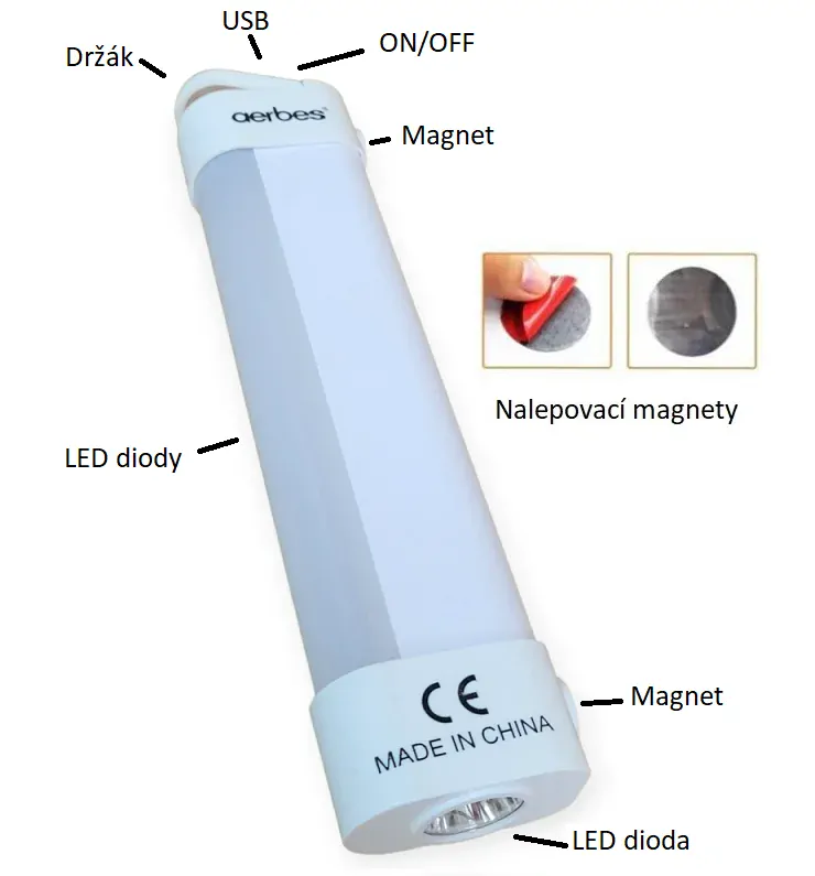 Solar SK30/1 Solární kempingová lampa