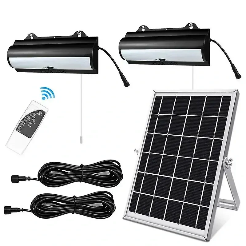 Solární nástěnné světlo teplá bílá 2x