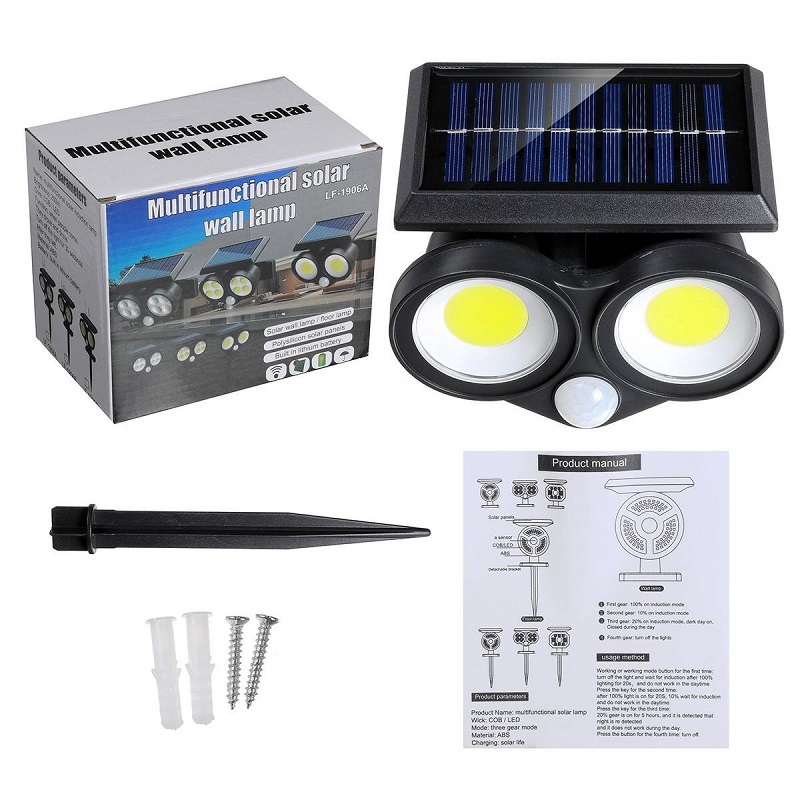 Solar 2/S Solární světlo s PIR čidlem LED COB