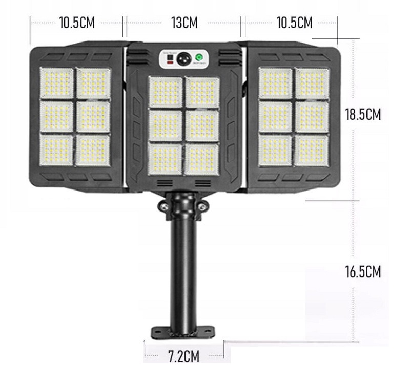 Solar S/450 Solární zahradní lampa čistá bílá