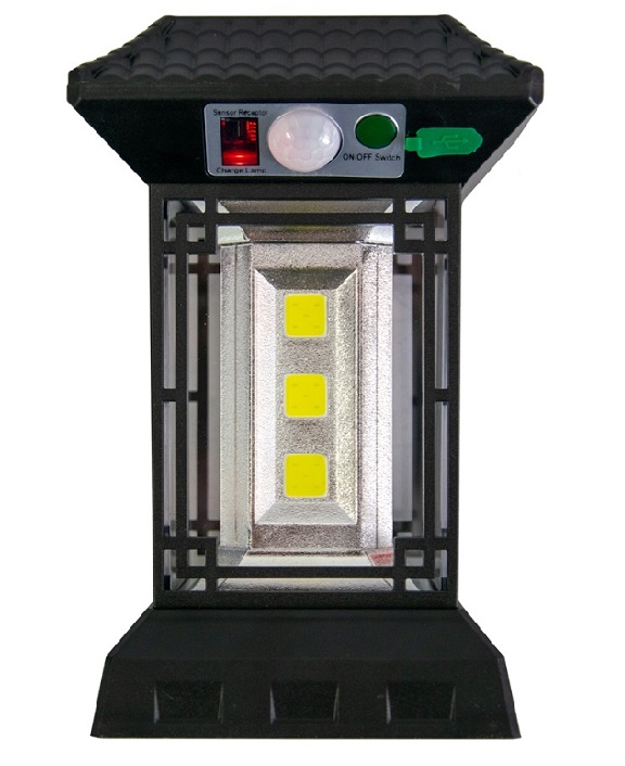 Solar SS186 Solární osvětlení LED COB s USB