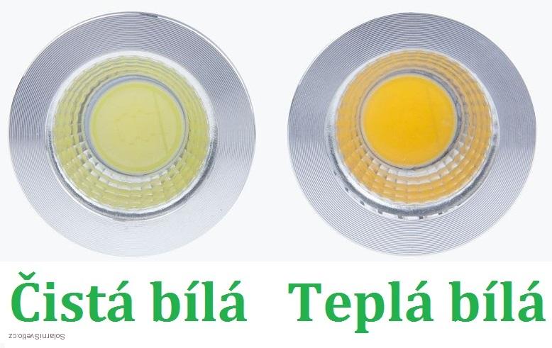 LED žárovka Lighting MR16 COB 8W čistá bílá