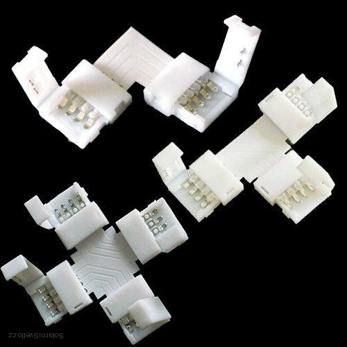 Spojka LED pásku X, - 10 mm