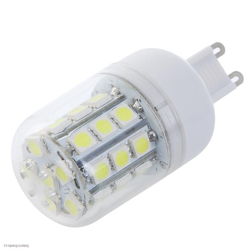 SMD Lighting LED žárovka G9 4W 27 SMD 5050 bílá čistá