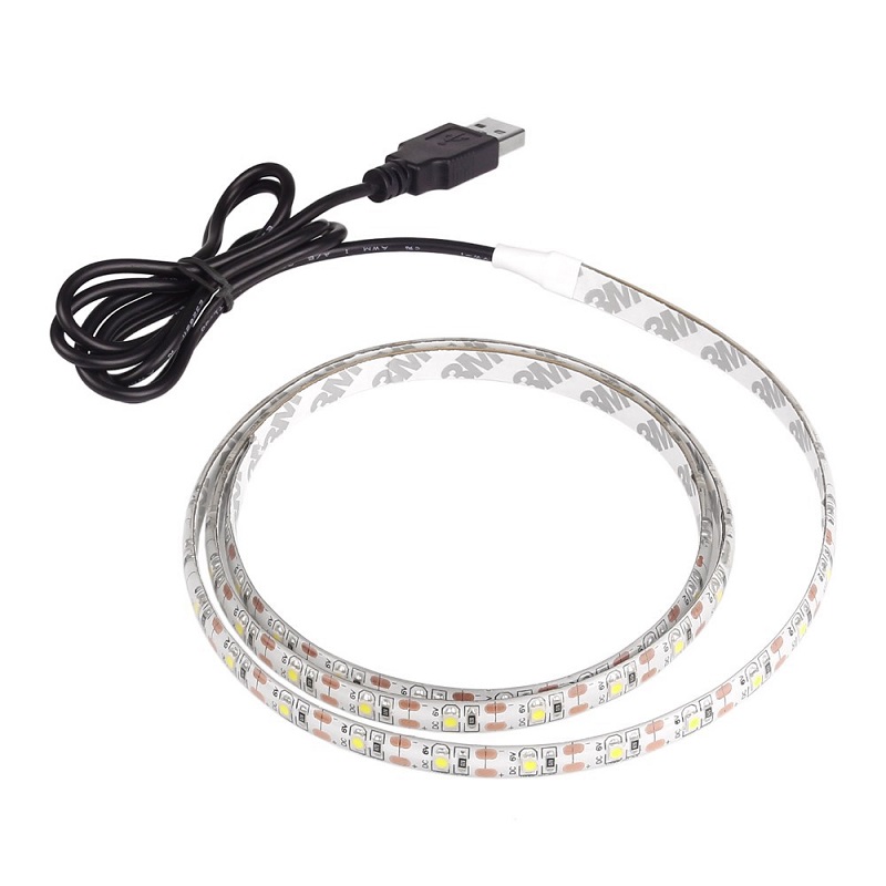Lighting USB0201 LED pásek DC5V USB 2 m/120diod 10W voděodolný čistá bílá