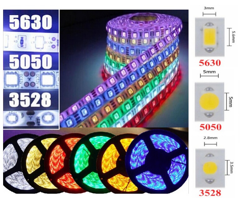 Lighting LED pásek 5630, 5M/300diod, 60W IP20 teplá bílá