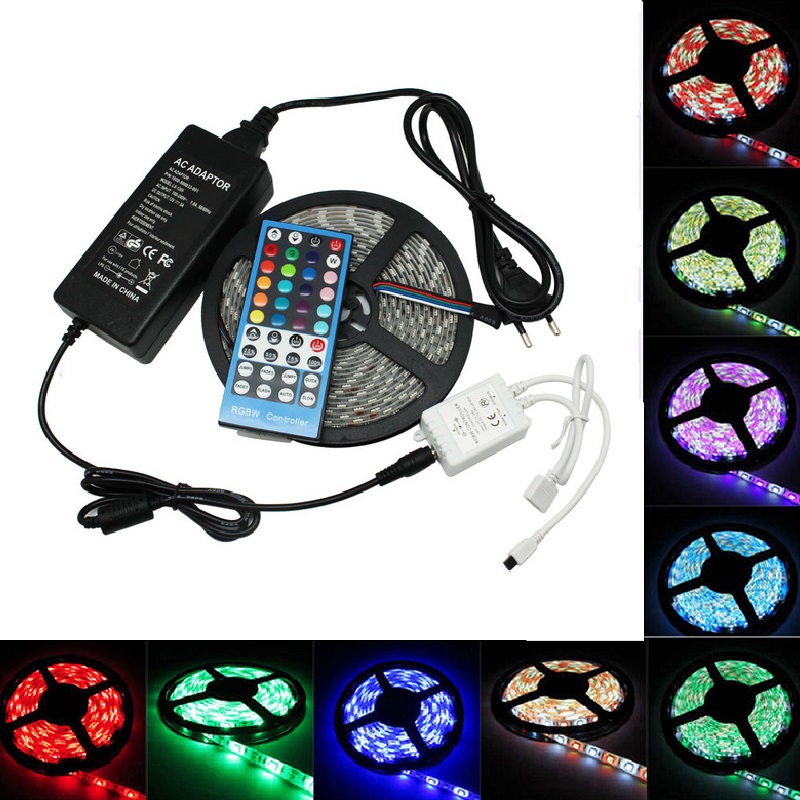 Lighting Led pásek 2,5metru, 5050, 60ks/m, 12W/m, IP65, RGBW čistá bílá komplet