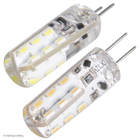 LED žárovka G4 1,5W 12V čistá bílá