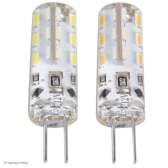 LED žárovka G4 1,5W 12V čistá bílá