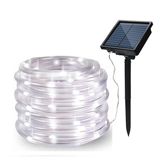 Solar 101/10 Solární vánoční hadice - čistá bílá, 100LED/12Metrů