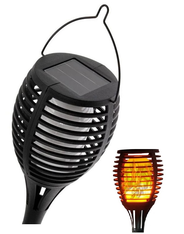 SOLAR S12/2 Solární lampa imitace ohně set 2 kusů