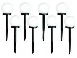 SOLAR Z01/8 Solární lampa zápich set 8 kusů