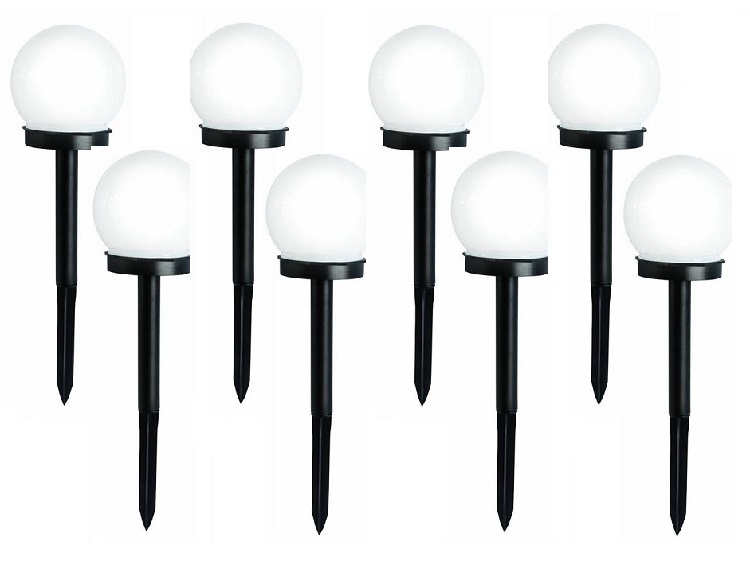 Solar S48 Solární zahradní lampa set 8 kusů