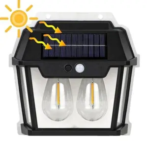 Solar E24/2 Solární nástěnné světlo s PIR čidlem