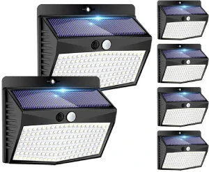 SOLAR SS230 Solární nástěnné světlo s PIR čidlem set 6 kusů