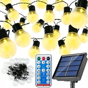 Solar SR24 Solární světelný řetěz teplá bílá, 15LED/15 Metrů