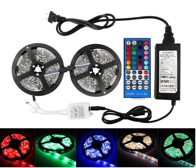 Lighting Led pásek 10metrů, 5050, 60ks/m, 12W/m, IP65, RGBW čistá bílá