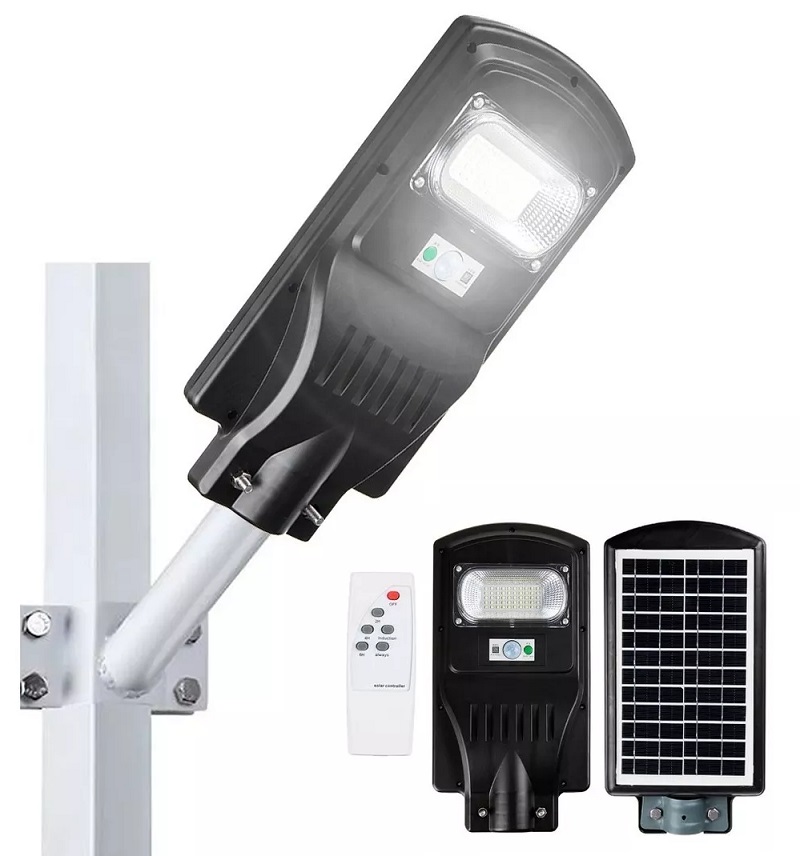 SL-30W Solární pouliční lampa PIR čidlo 30W