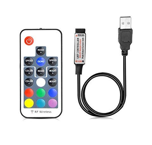 Lighting USB5715 LED pásek USB SMD5050 RGB 1,5 metru IP65