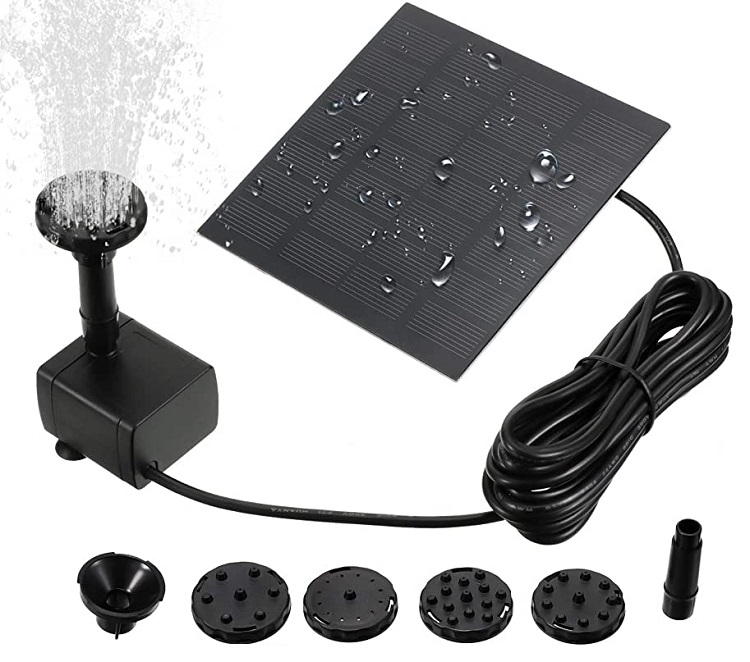 SOLAR S11 Solární fontána k zahradnímu jezírku