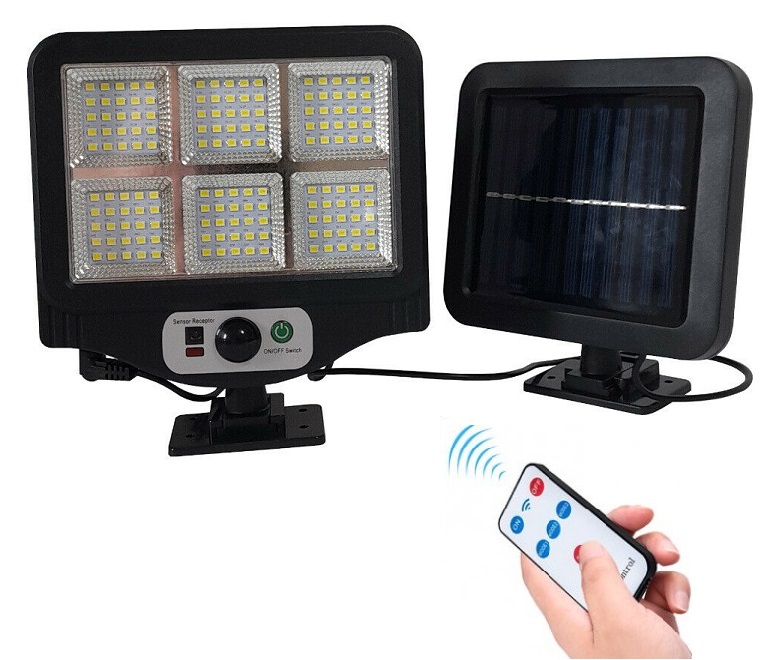 Solar S6/20 Solární světlo s PIR čidlem 120x LED dioda