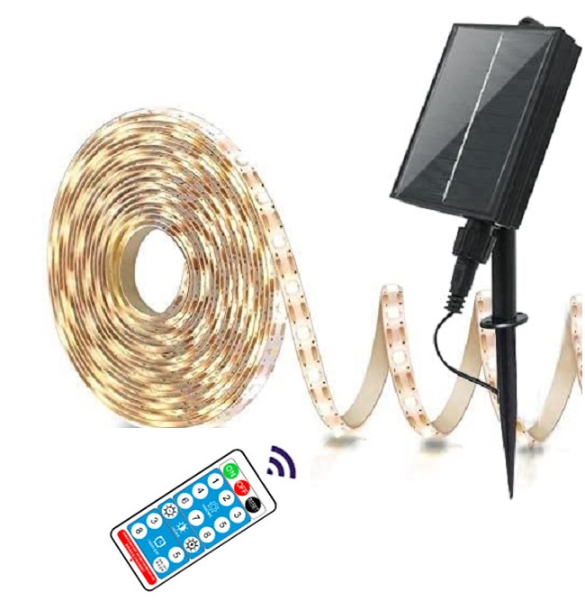 Lighting SN3552 Solární LED pásek teplá bílá 5metrů/280diod