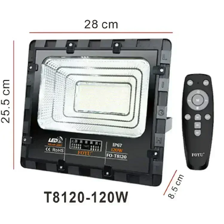 Solar 156/120 Solární světelný systém 120W, dálkový ovladač
