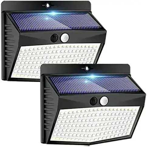 Solar 136/6 Solární LED světlo s PIR čidlem 136x LED set 6 kusů