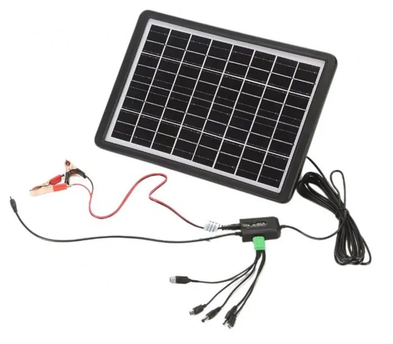 Solar-15W/12V Fotovoltaický solární panel USB