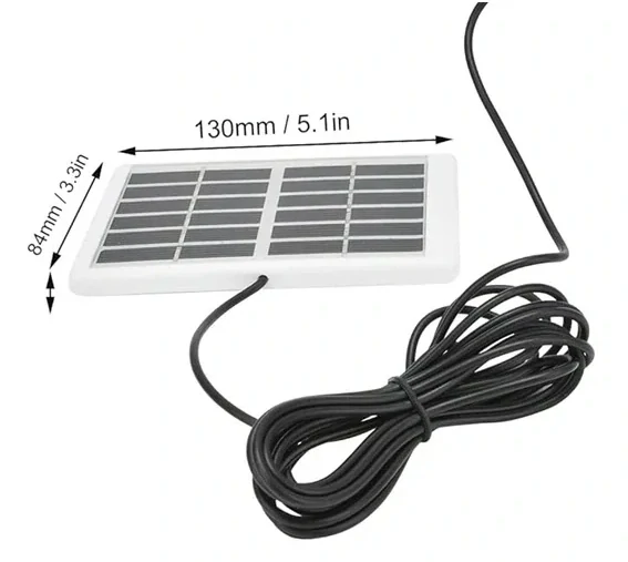 S2703 Fotovoltaický solární panel 6V/1,2W USB micro