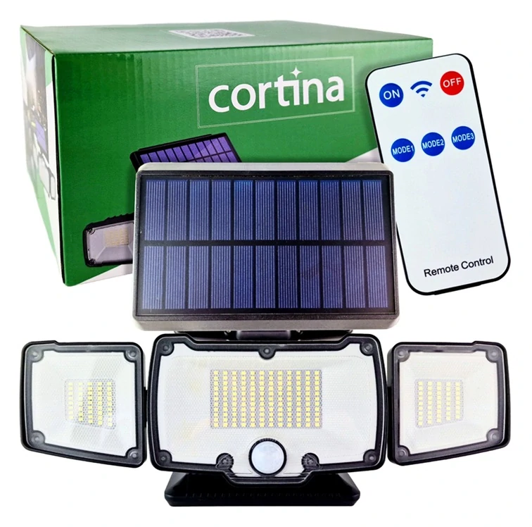 SOLAR S218 Solární nástěnné světlo s PIR čidlem