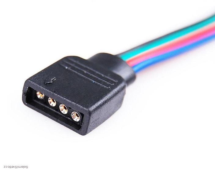 Konektor k LED pásku RGB nepájivý