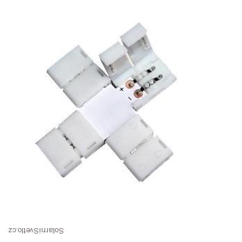 Spojka LED pásku X - 8 mm