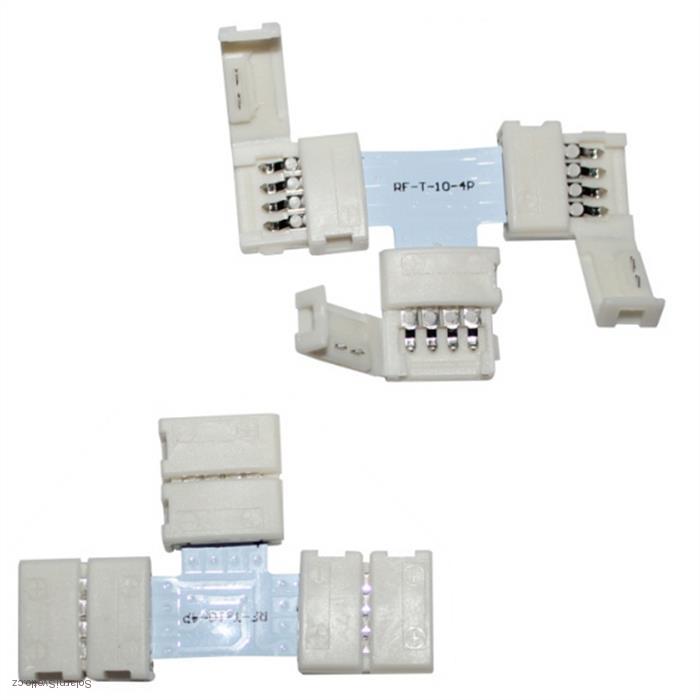 Spojka LED pásku T, RGB - 10 mm