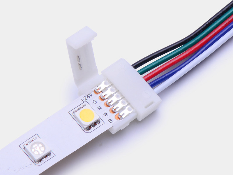 Spojka LED pásku L, RGBW - 10 mm