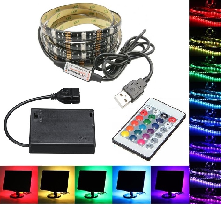 Lighting B5241/3 LED pásek 1 metr IP65 RGB na USB BOX