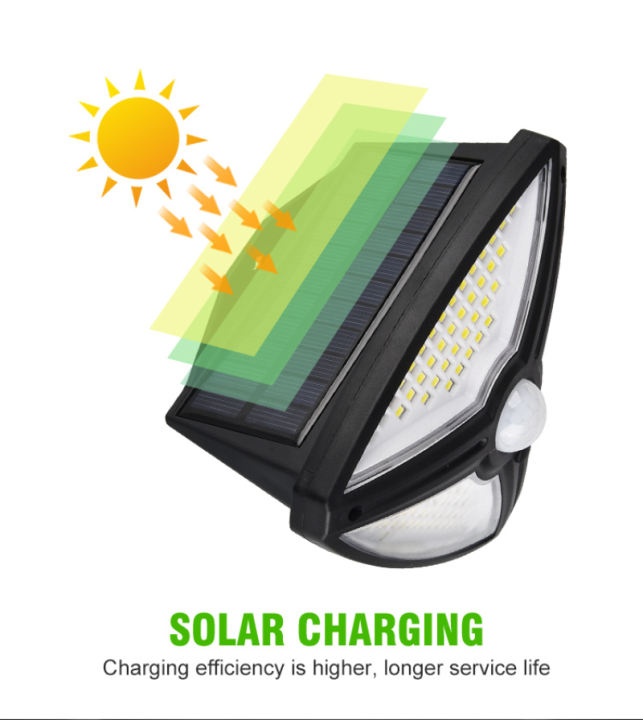 Solar 138 Solární LED světlo s PIR čidlem 138x LED