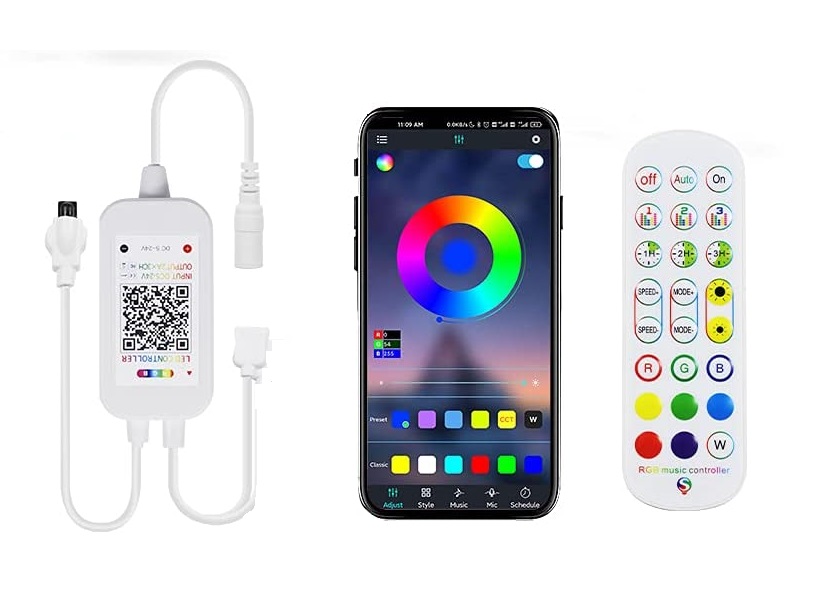 Lighting 5005/B LED pásek RGB Bluetooth IP65 5 metrů