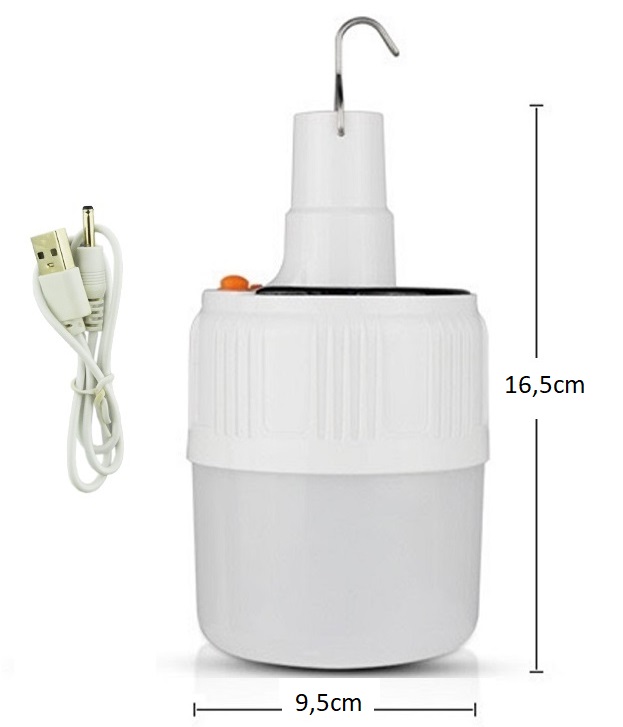 S24 solární LED lampa 9W