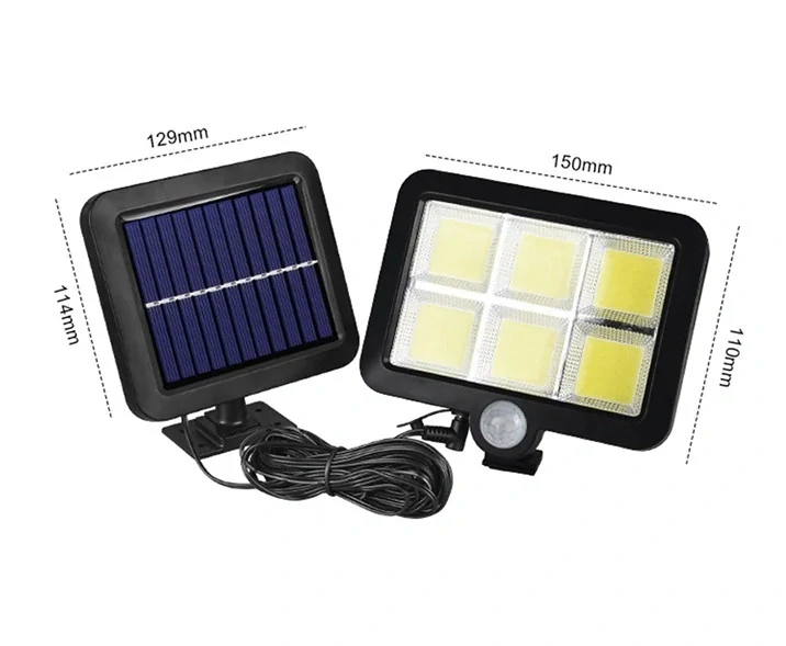Solar S120/6 Solární LED světlo s PIR čidlem LED COB