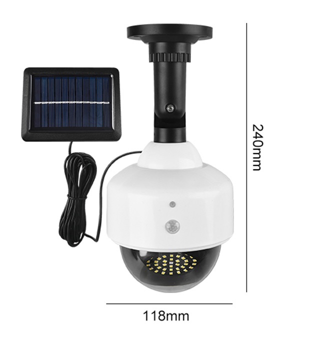 Solar 38AM, IP kamera venkovní solární „atrapa“