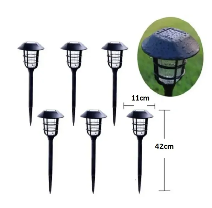 SOLAR 61/6 Solární osvětlení Ø11cm set 6 kusů