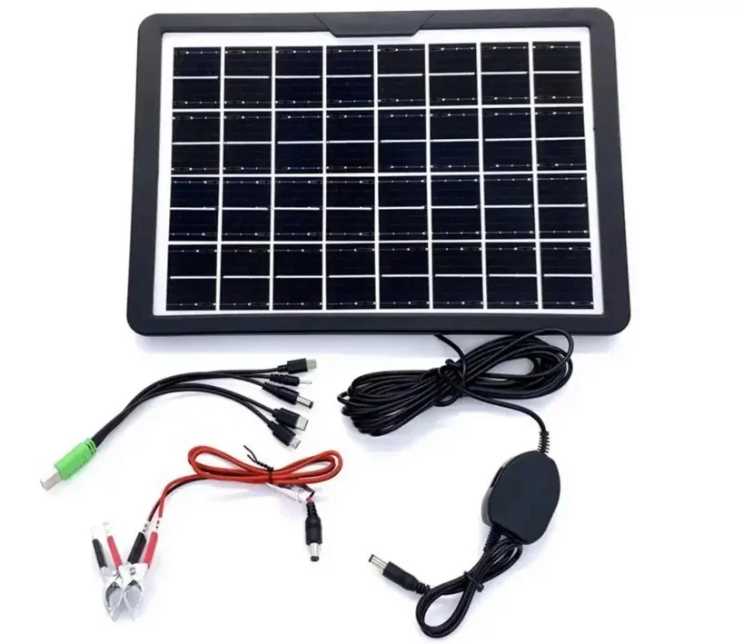 Solar-15W/12V Fotovoltaický solární panel USB