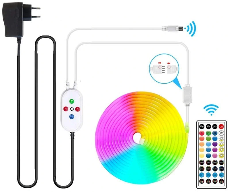 BL/40 Bluetooth music IR ovladač pro RGB led pásky DC 5-24V