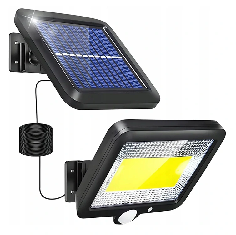 Solar S120COB Solární LED světlo s PIR čidlem 100x LED COB