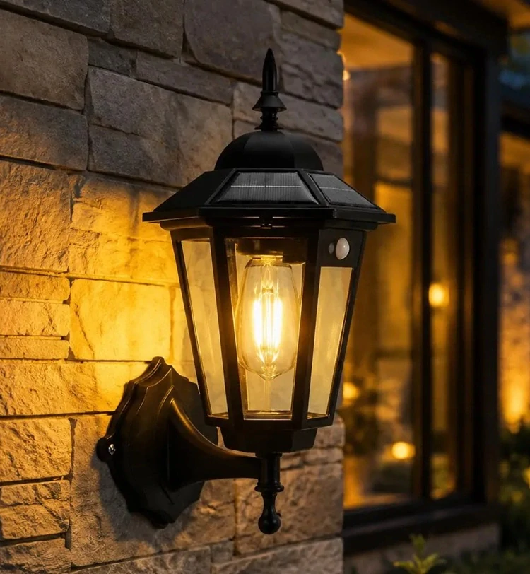 Solar COB11 Solární zahradní lampa teplá bílá