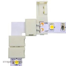 Spojka LED pásku L - 8 mm